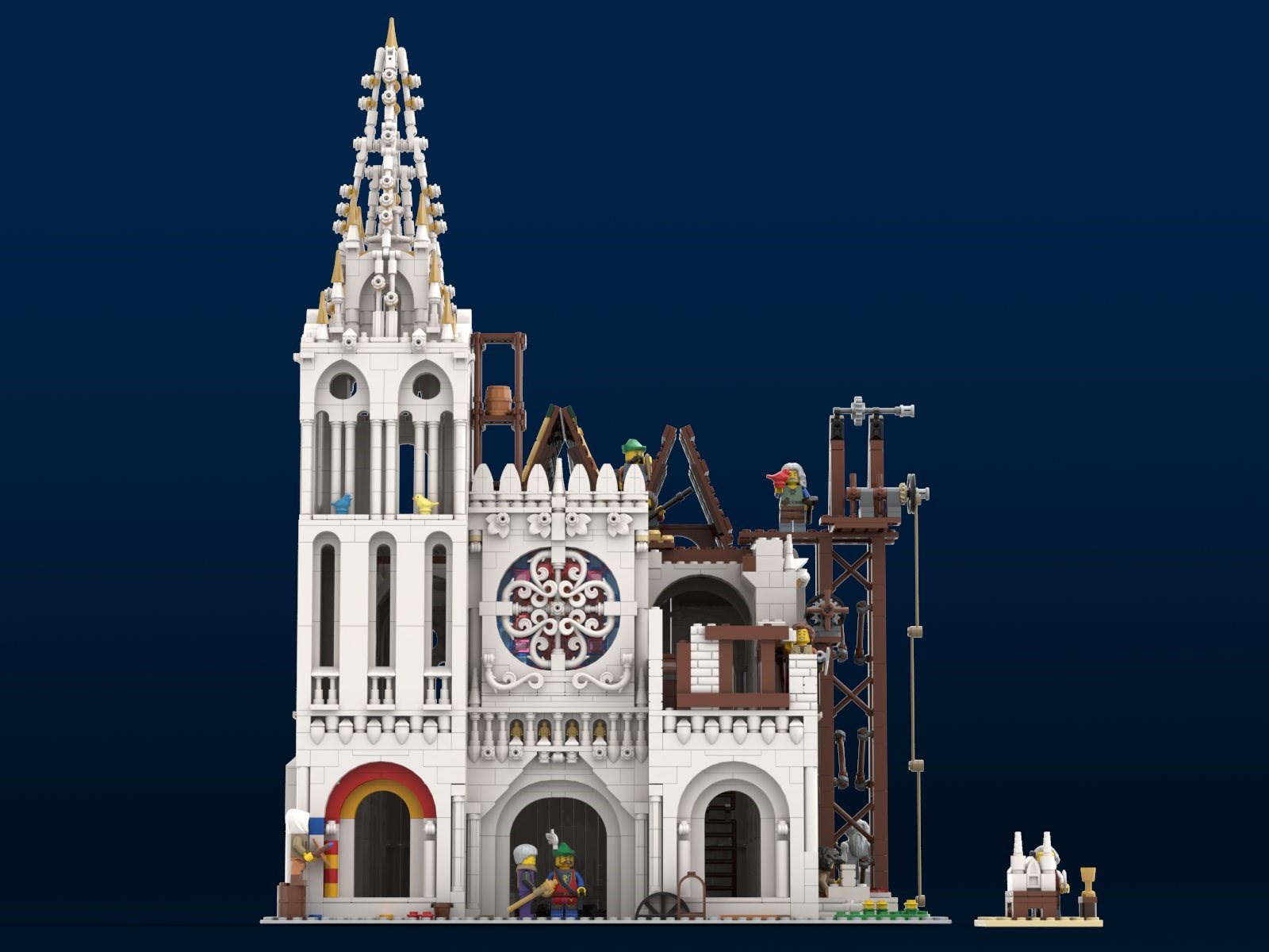 BDP8: (Nearly) Completing a Medieval Cathedral | Brickset